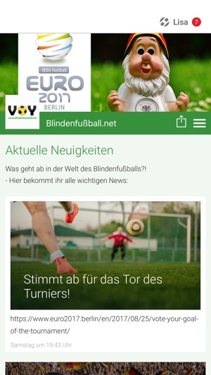 Blindenfußball.net(圖1)-速報App