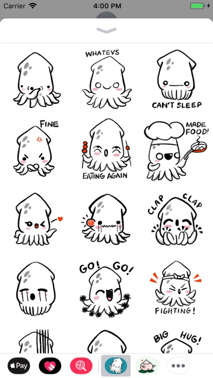 Baby Squid Stickers screenshot-4