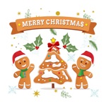 Gingerbread Christmas Stickers