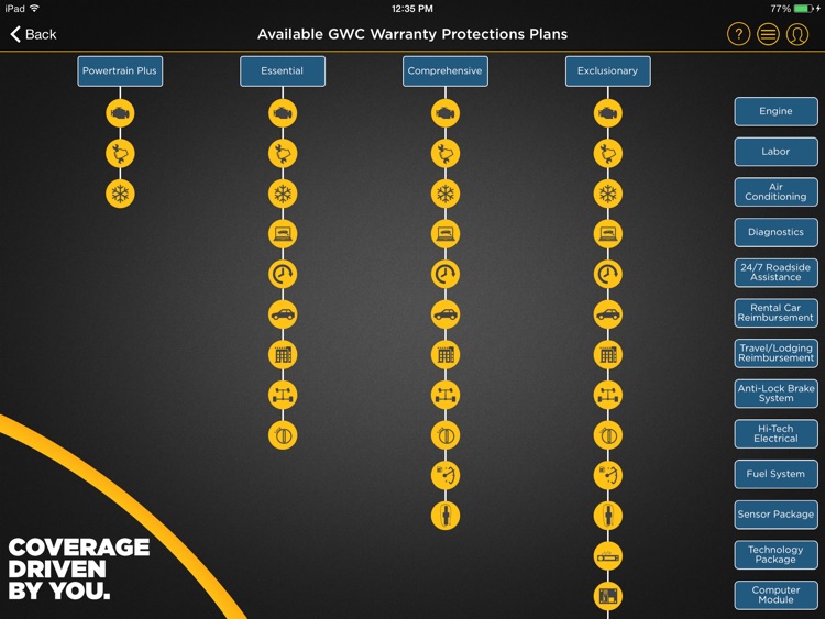 GWC Warranty Dealer App