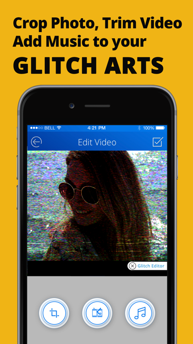 Glitch Art Cam - Video Editor screenshot 4