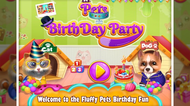 Fluffy Pets Birthday Party Fun(圖1)-速報App