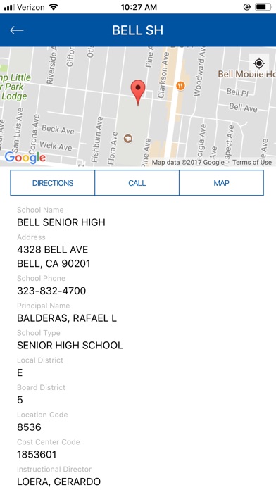 LAUSD School Directory screenshot 3