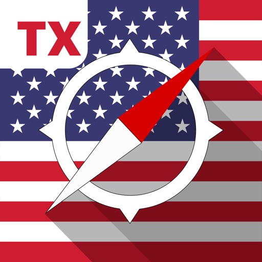 Texas, USA Offline Navigation icon