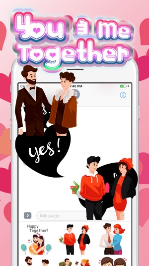 You & Me Together – Couple Sticker(圖3)-速報App