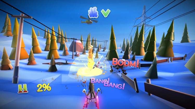 Animal Adventure Downhill Rush screenshot-7