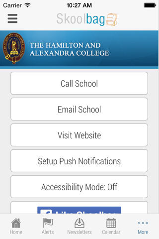 The Hamilton and Alexandra College - Skoolbag screenshot 4