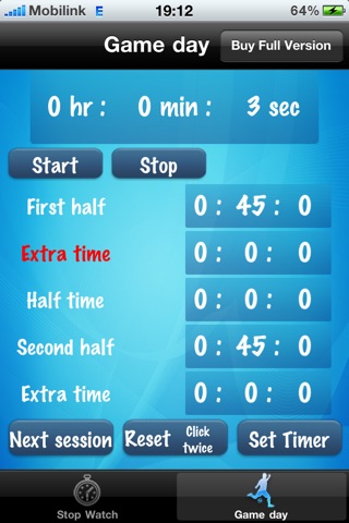 Stop Watch Lite screenshot 2