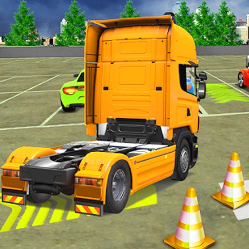 Real Heavy Machinery American Truck  Parking HD iOS App