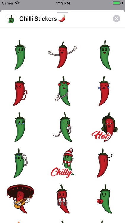 Chilli Stickers