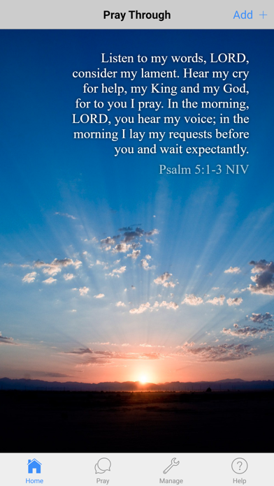 Screenshot #1 pour Pray Through - Prayer List App