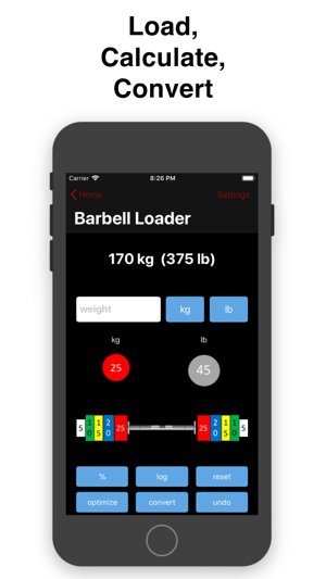 Barbell Loader and Calculator