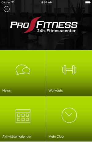 Pro-Fitness Trainingsapp