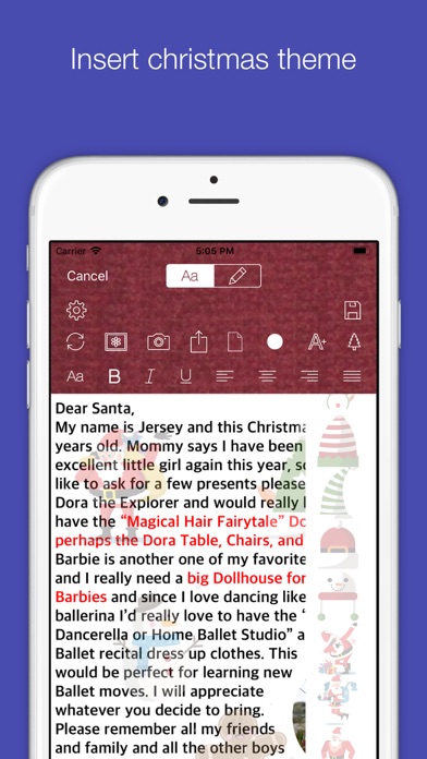 Santa's-Letter Lite screenshot 3