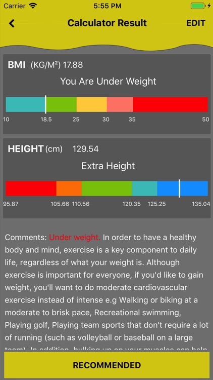 Height Workout Fitness App