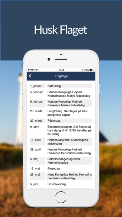 Husk Flaget Flagkalender screenshot 3