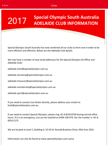 Special Olympics Adelaide Club screenshot 3