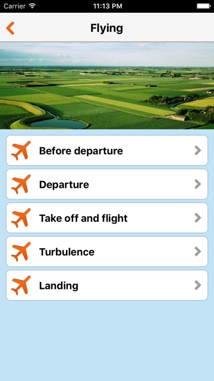 Fear of Flying App