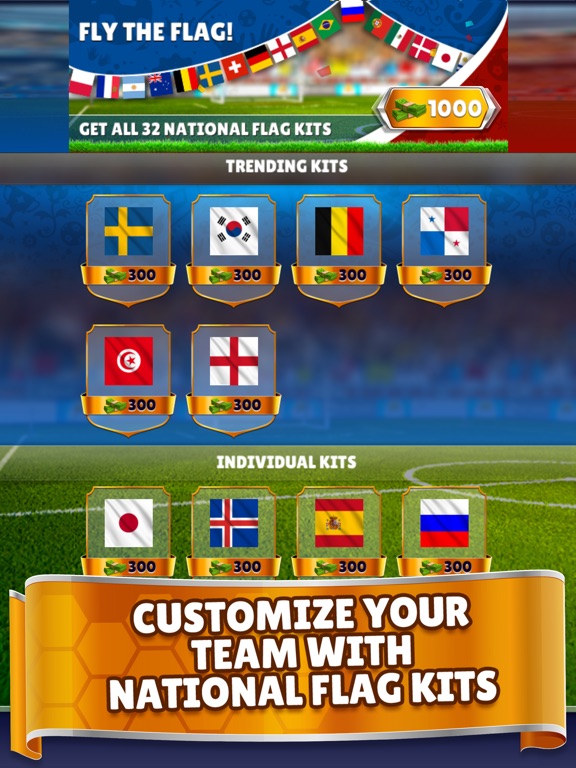 Kings of Soccer - PvP Football на iPad