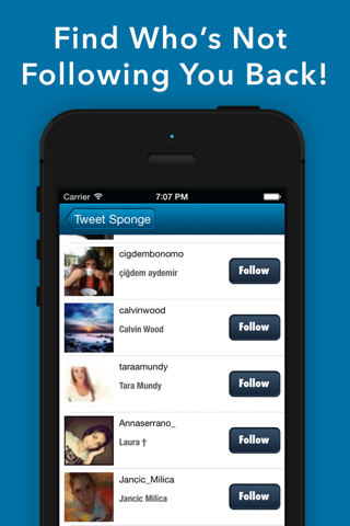 Tweet Sponge Pro- Who UnFollow - náhled