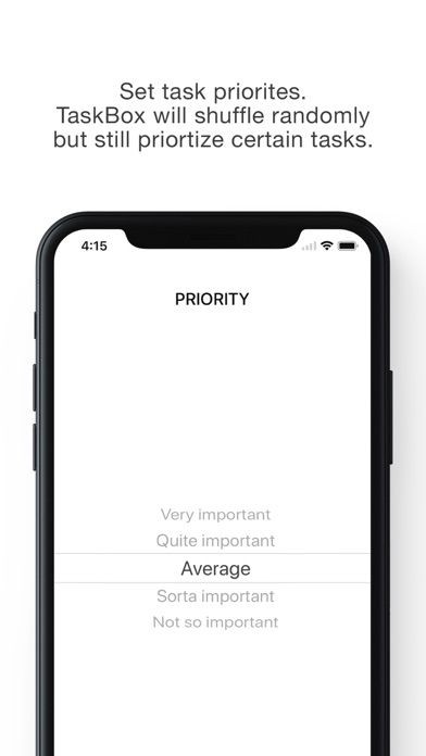 TaskBox: To-Do List, Shuffled screenshot 4