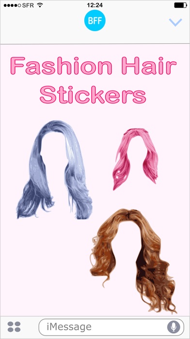 My Hair Stickers - try hair screenshot 3