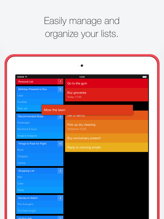 Clear – Tasks, Reminders & To-Do Lists screenshot