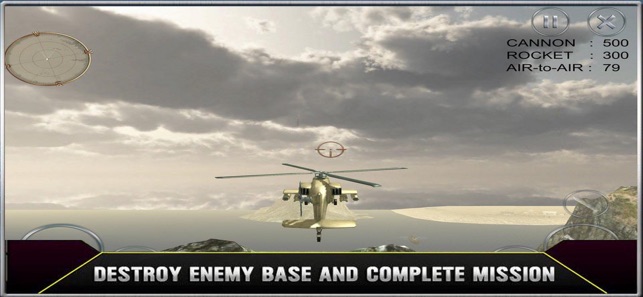 Gunship Helicopter Flying Miss(圖1)-速報App