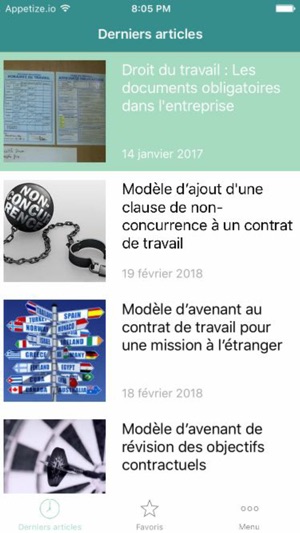 Actualité juridique et modèles