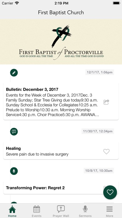 First Baptist Proctorville OH screenshot 2