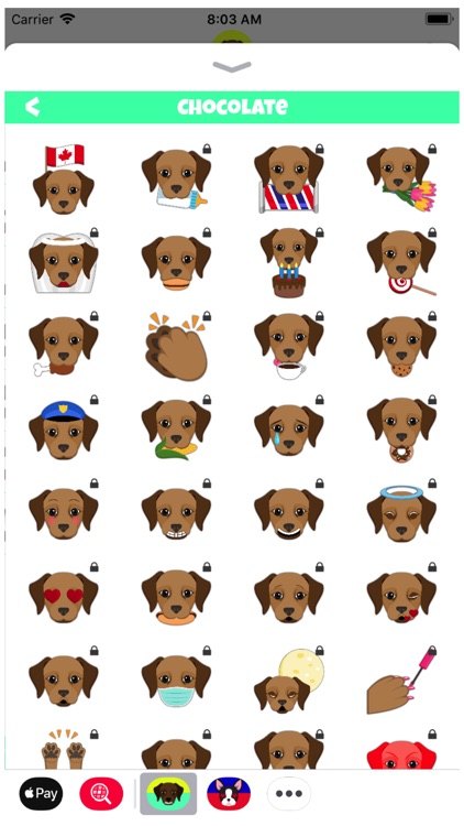 Labrador Emoji Stickers
