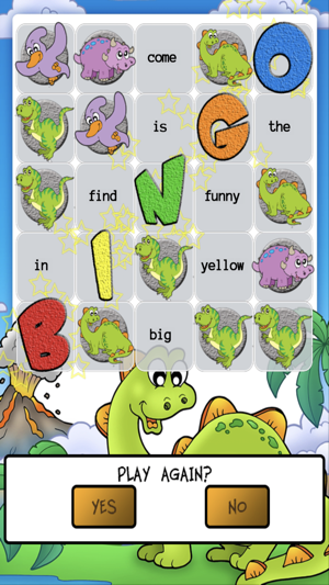 Dino Sight Word Bingo(圖5)-速報App