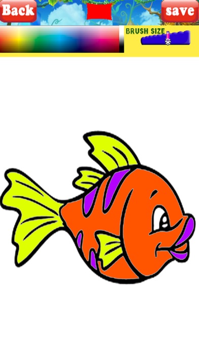 Coloring Guppy Fish Page screenshot 4