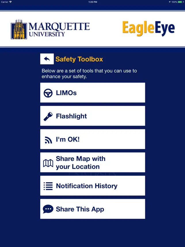 Skærmbillede 4 EagleEye -Marquette University iphone