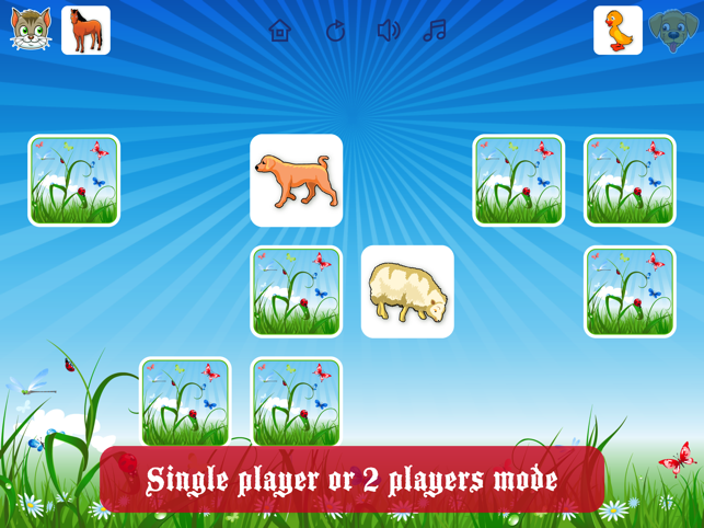 ‎Farm Flip Fun – Match Animals Screenshot