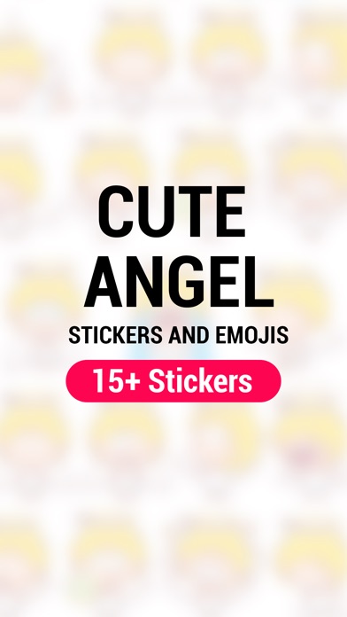 Cute Angel Stickers & Emojis screenshot 2