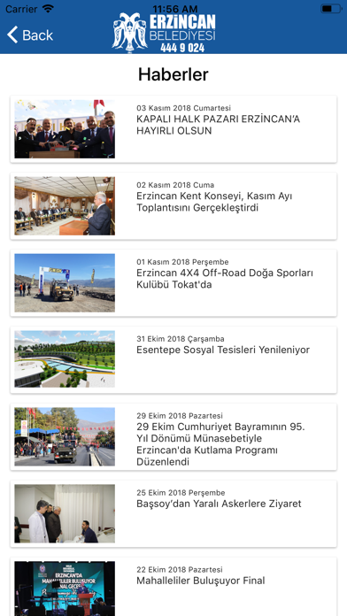 Erzincan Belediyesi screenshot 2