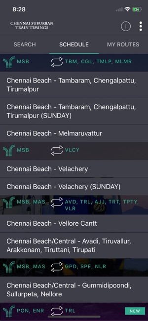 Chennai Suburban Train Timings(圖3)-速報App