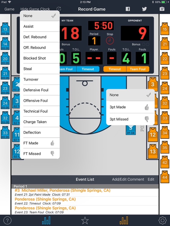 MaxStats - Basketball