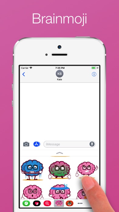 Brain emoji Stickers screenshot 4