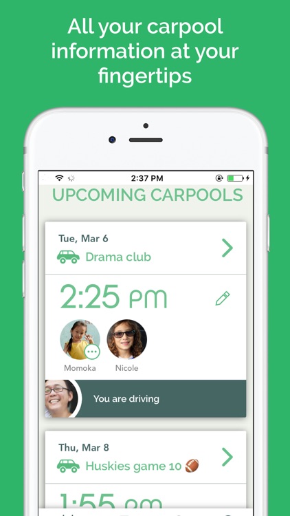 GoKid Carpool Organizer