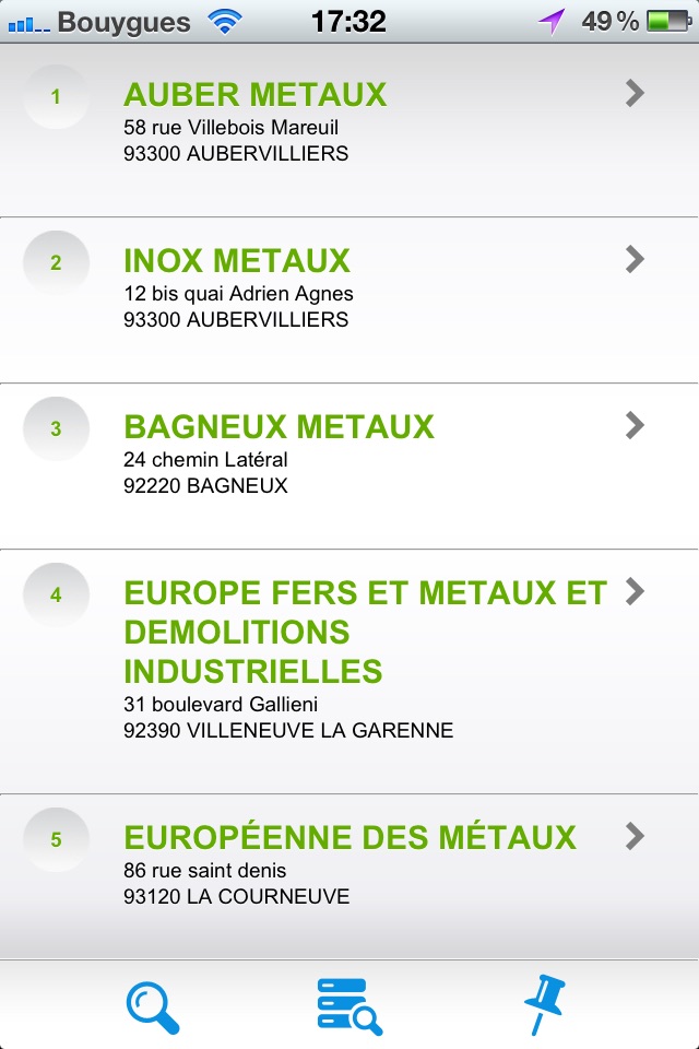 Metaux compare screenshot 3