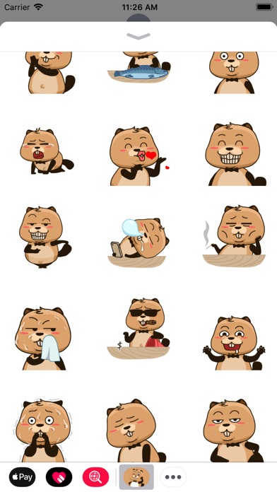 Otter Animated Stickers screenshot 2