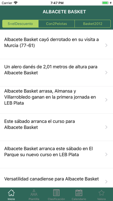 Albacete Basket screenshot 2