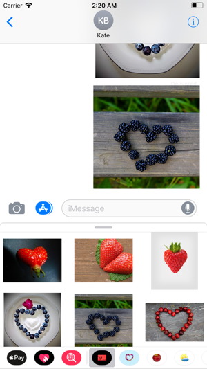 Fruit Hearts Sticker Pack(圖5)-速報App