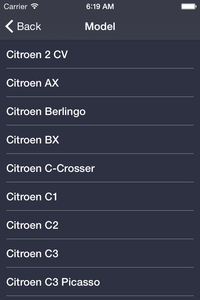 TechApp for Citroën screenshot 2