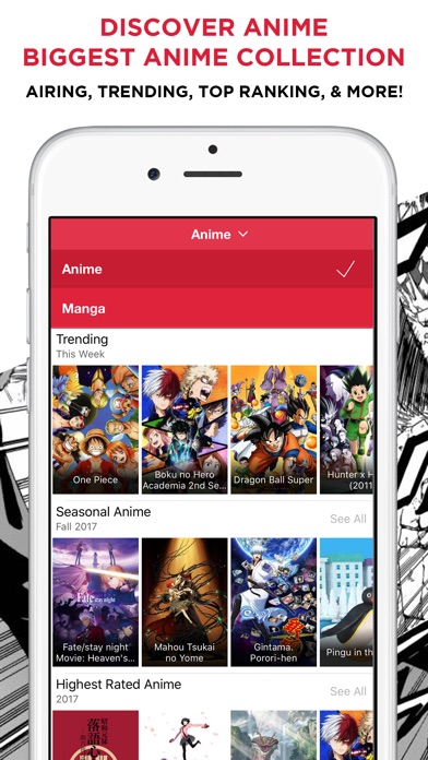 Manga Anime: Read & Discover screenshot 2