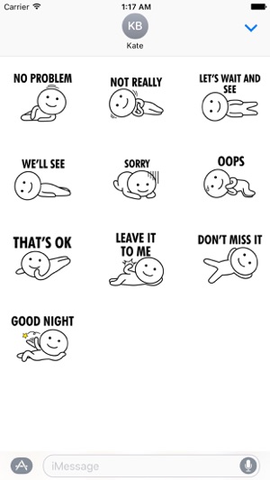 Man Lying Down English Sticker(圖3)-速報App