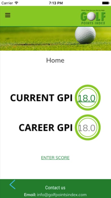 Golf Points Index screenshot 2