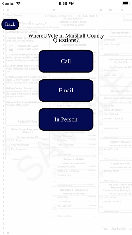 WhereUVote IA - Marshall screenshot-4
